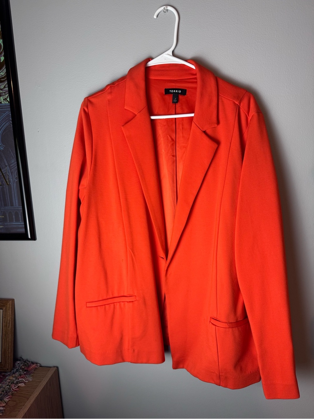Torrid Orange Women's Blazer Jacket
